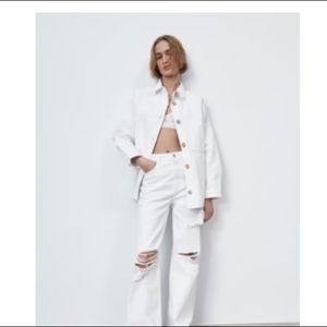 Zara denim overshirt jacket